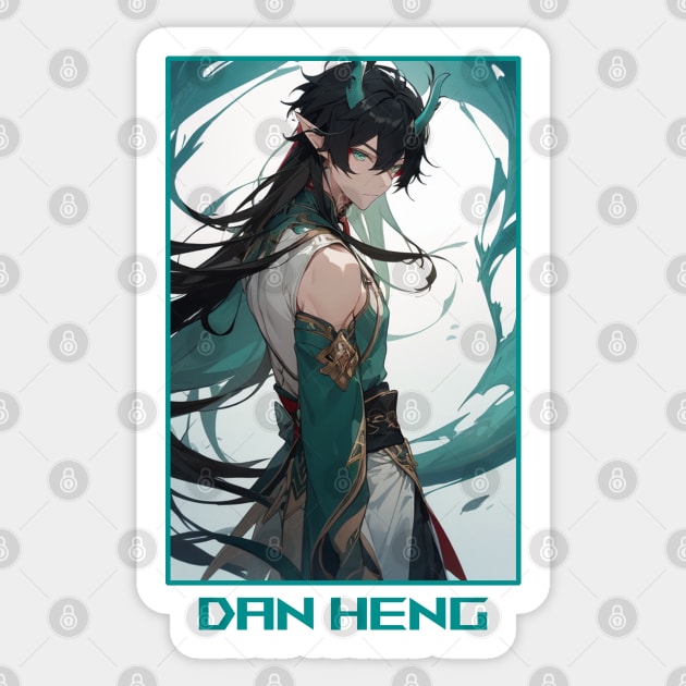 Dan Heng Sticker by Goth_ink